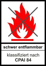 QUICKUPTENTs sind schwer entflammbar nach der amerikanischen Norm CPAI 84 QUICKUPTENTs sind schwer entflammbar nach der amerikanischen Norm CPAI 84
