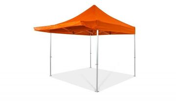 3x3m QUICKUPTENT ALU-HEXAGON-Faltzelt mit Vordach