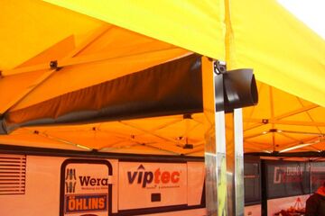 QUICKUPTENT Regenrinne zwischen 2 Zelten