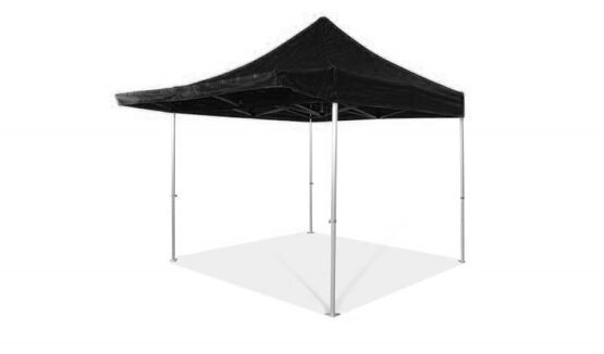 3x3m QUICKUPTENT ALU-HEXAGON-Faltzelt mit Vordach