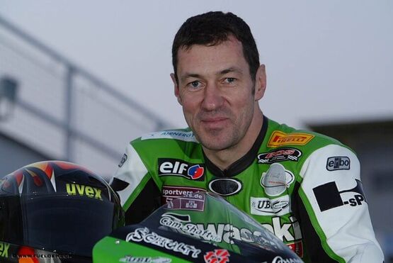 Motorradrennfahrer Michael Schulten